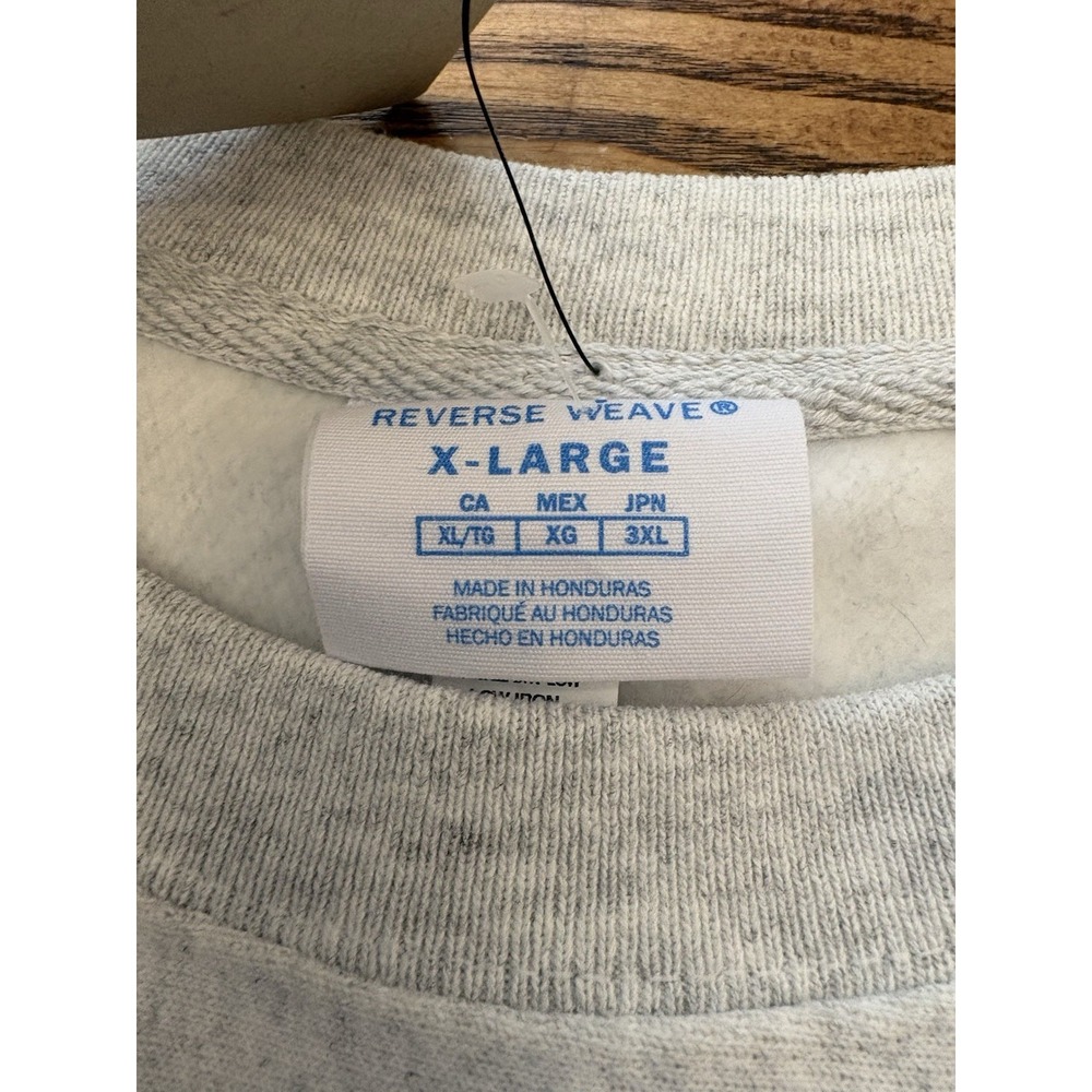 Champion Reverse Weave Baltimore Heather Grey Crewneck Sweatshirt Size XL NWT - Picture 7 of 8